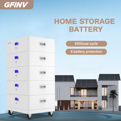 Indoor Outdoor 5KW To 200KW Stackable Solar Batteries With WiFi Communication