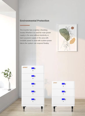 Energy Storage Stackable Battery System 51.2V 50Kwh 10Kwh 20Kwh
