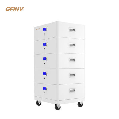 UL 1973 Certified 3.6 KW Stackable Home Battery 220 Lbs With Wheel